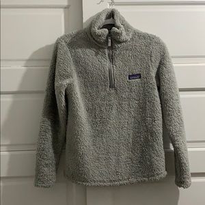Patagonia fleece fluffy sweater half zipper